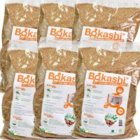 Bokashiströ med certifierat original EM 6 påsar á 2kg. Bokashi för restaurang och caféverksamhet