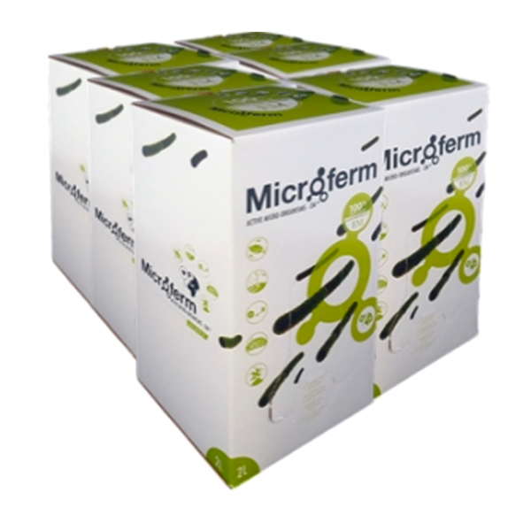 Microferm ökar mikrolivet. Microferm aktiverat EM.