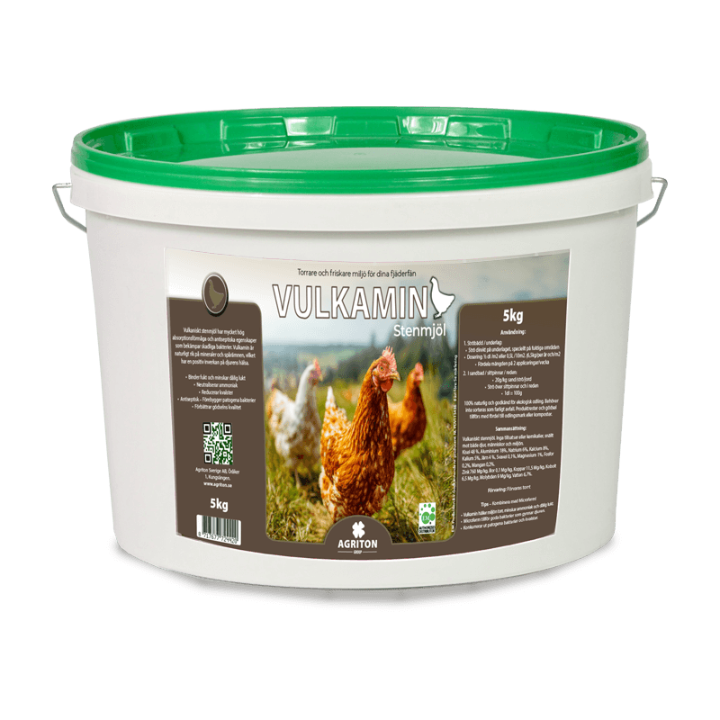 Vulkamin Stenmjöl 10kg - Hönshus
